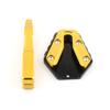 Motorcycle Side Stand Enlarged Base Pad Kickstand Stabilizer Zongshen 368G Aftermarket Upgrade