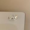 Минималистичное женское кольцо-обручальное кольцо из стерлингового серебра 925 пробы, Не тускнеющее, Высококачественное открытое кольцо для указательного пальца для пары