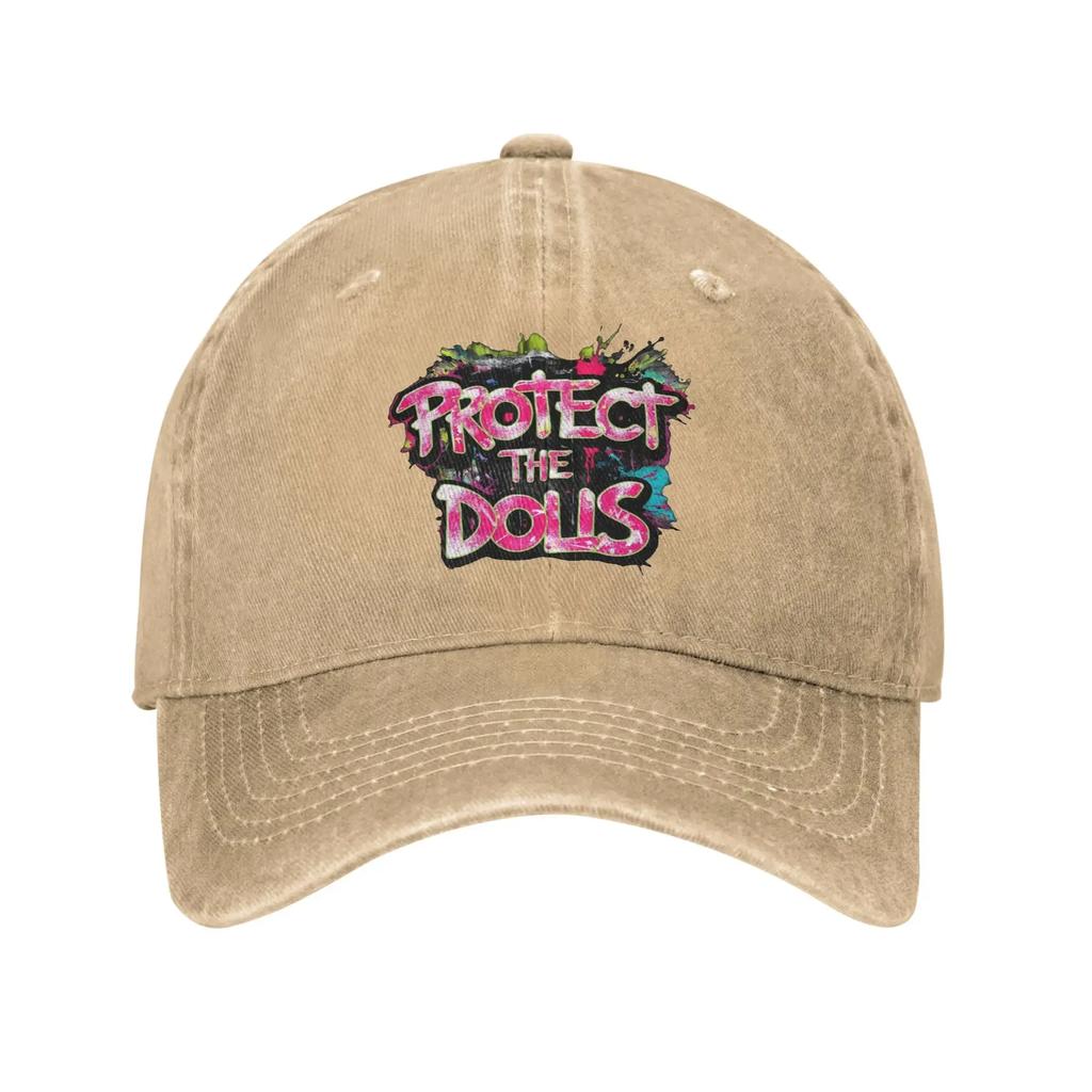 aProtect The Dolls Bold Feminist Empowerment Baseball Cap Vintage Distressed Cotton Snapback Cap Unstructured Soft Hats Cap