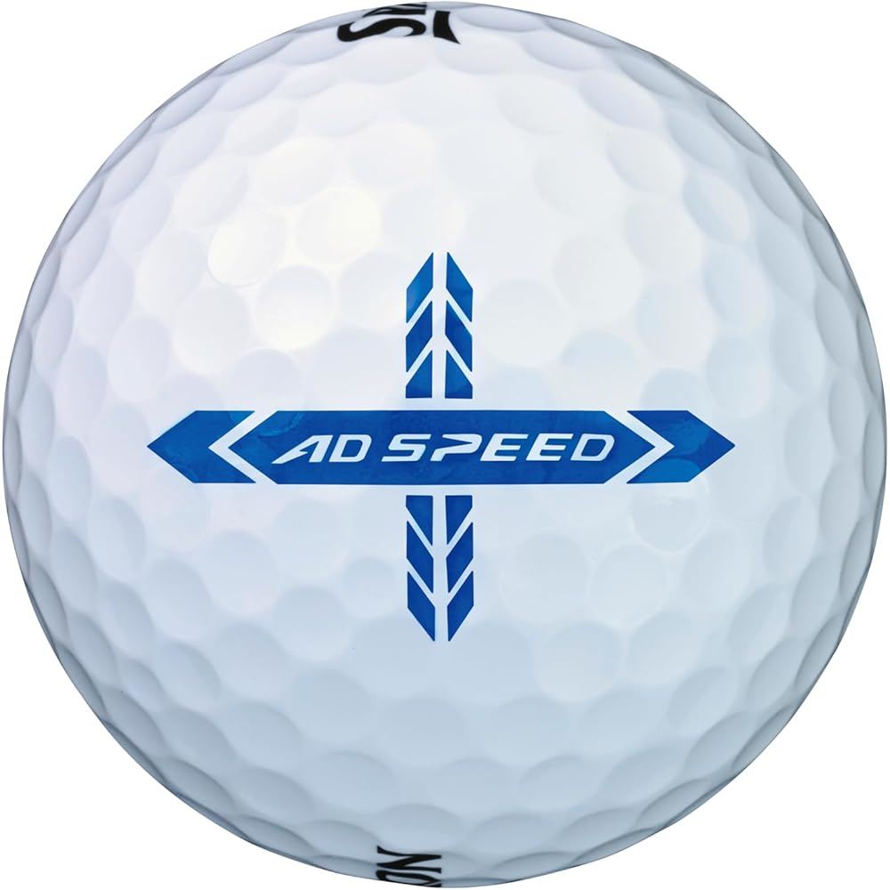 Мячи для гольфа Dunlop Srixon AD Speed4 Модель 2026 Упаковка 12 шт. Белый