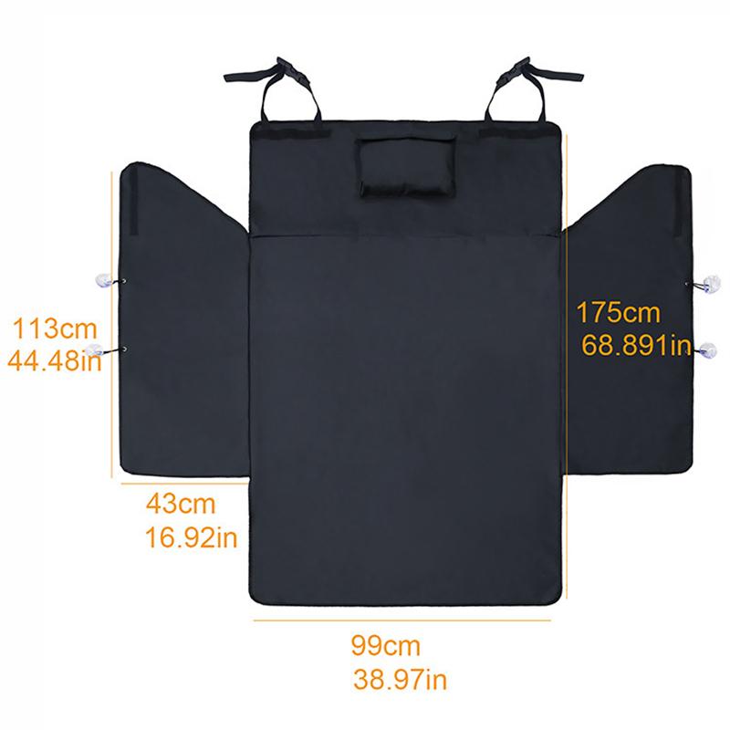 Автомобильный коврик для питомцев, износостойкий коврик-чехол для багажника собаки, защита от царапин, нескользящий, дорожный коврик для перевозки питомцев, водонепроницаемый, для автомобиля среднего размера, грузовика, внедорожника