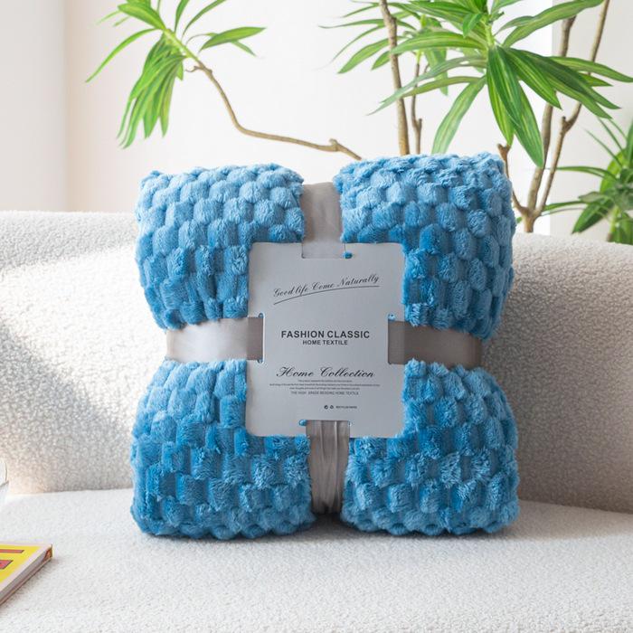 Тяжелое золотисто-черепаховое бархатное одеяло 2025