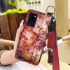 Fashion Lanyard Phone Case For Oukitel C21 Wristband Kickstand Elderly lady Waterproof For Mom Anti-knock Shockproof