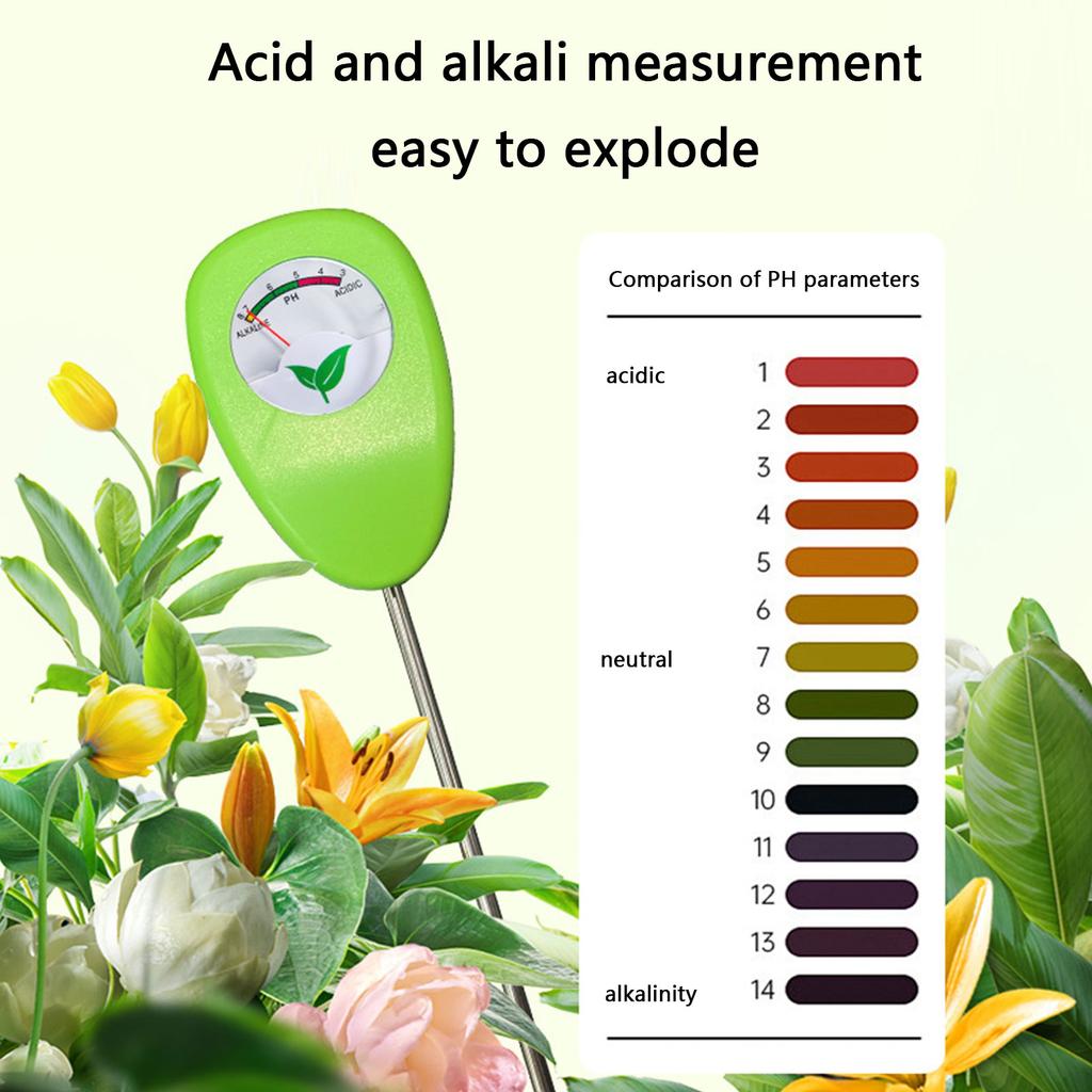Multifunction Soil Analyzer Soil Test Tool Versatile Soil pH Meter Comprehensive Soil Monitor for Gardening Enthusiasts
