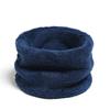 New Cashmere Warm Neckerchief Winter Ring Scarf Solid Plush Thick Neck Scarves Men Women Children Full Face Mask Bufanda Muffler