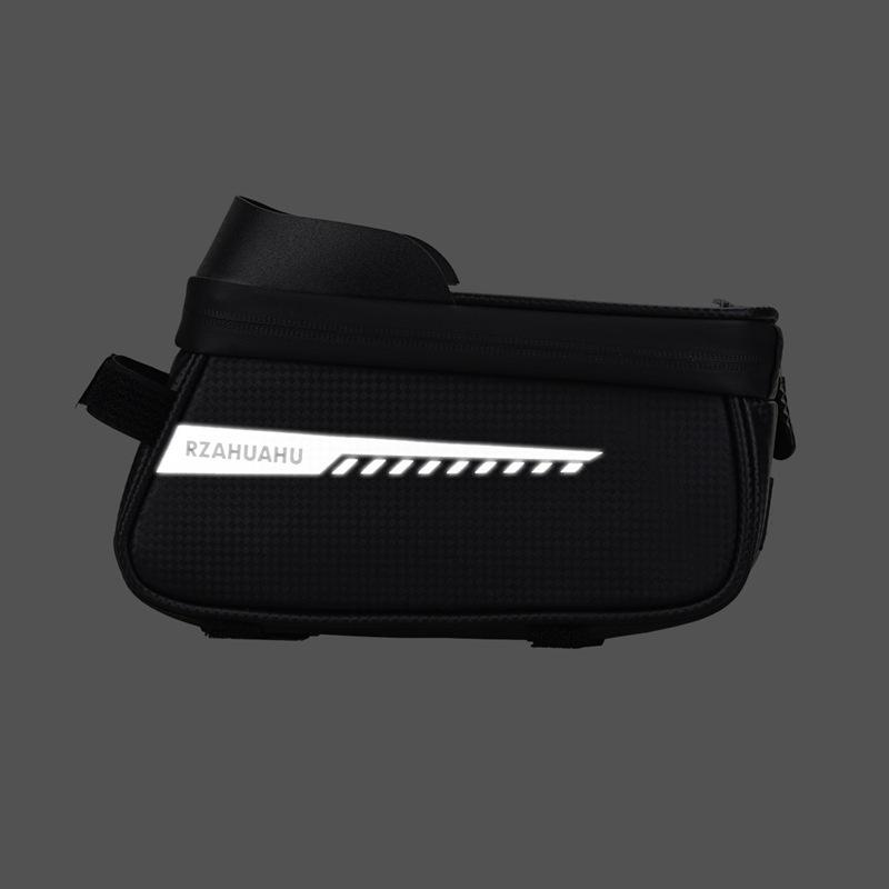 Waterproof Bike Bag Top Front Frame Tube Cycling Bag Reflective Phone Case Touch Screen Bag MTB Bike Accessories