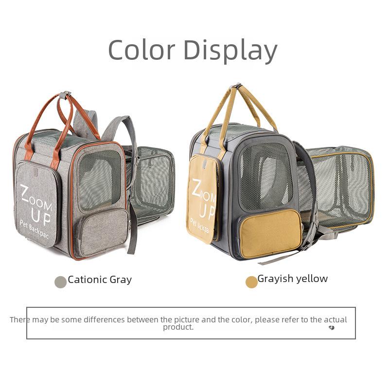 Qisheng большой вместимости расширяемый рюкзак для кошек