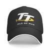 Гонки Isle of Man TT Мужская бейсболка Винтажные кепки-сэндвич для мужчин и женщин Регулируемая кепка дальнобойщика Подарок для путешествий