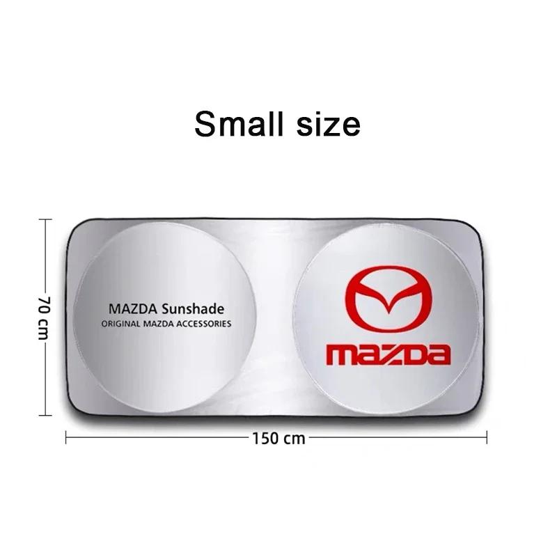 2025 Hot Car Windshield Sunshade Sun Protection Cloth Cover for Mazda 3 CX5 MX3 MX5 RX8 RX7 MX3 MX5 CX9 CX7 Atenza Axela Protege