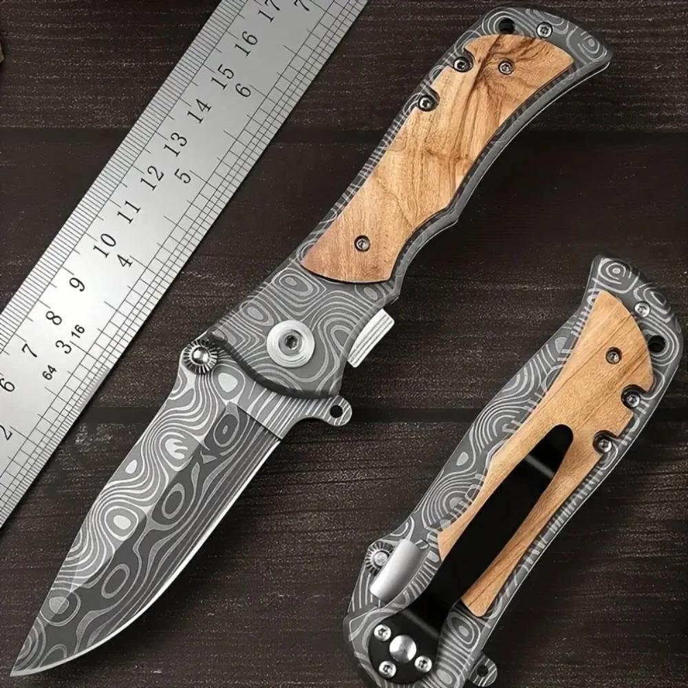 Tactical Folding Multi-tool Hunting Knife Camping Military EDC Utility Tool with Mini Bushcraft Fishing