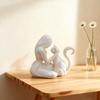 Abstract Women Cat Figurine 3D Printed Female Kitten Statue Sculpture Home Office Desktop Decoration Ornament
