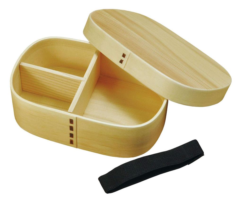 Yamako White Pine Wappa Bento Box, Square, 803972