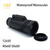 Sf Lightweight High Power Outdoor Telescope Waterproof 12x50 Monocular For Smartphone