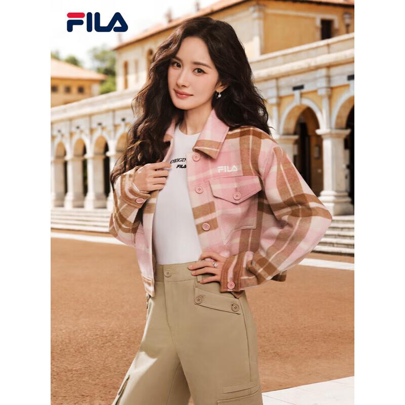 Fila Женская повседневная клетчатая куртка из коллекции Ян Ми Весна 2025