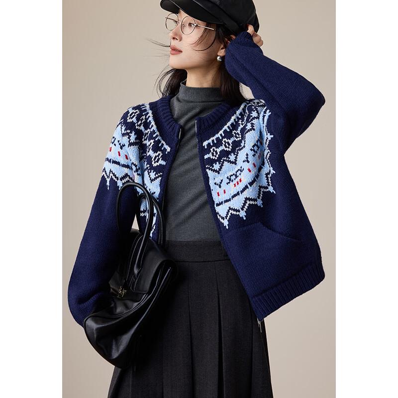 VICTORIA&VERA Вязаный кардиган в стиле Fair Isle