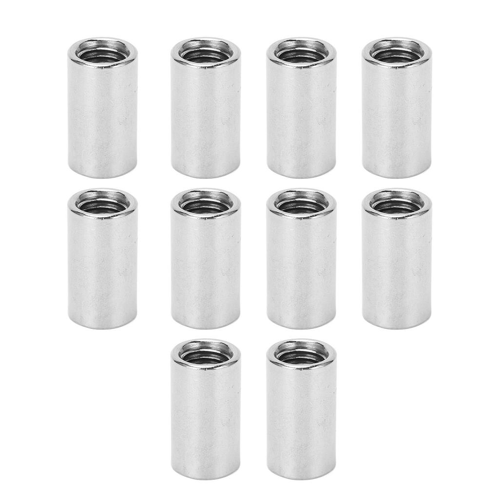 10 шт. Круглая соединительная гайка из нержавеющей стали, внутренняя резьба M10, комплект гаек-соединителей для обслуживания