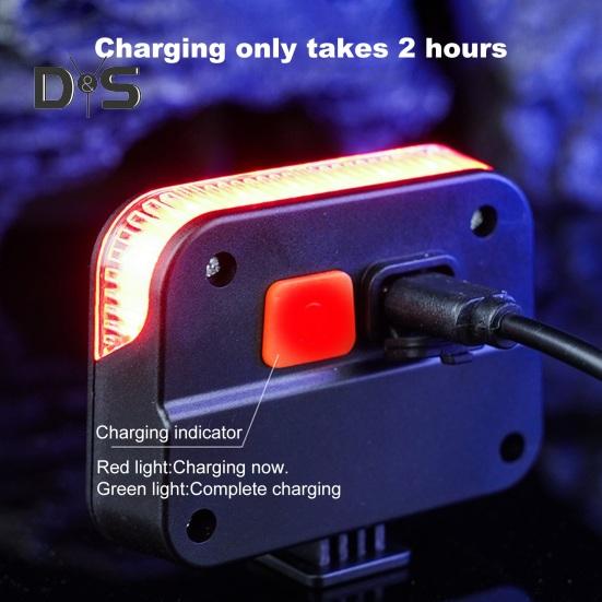 Задний фонарь для велосипеда на солнечной батарее, регулируемый, перезаряжаемый, для горного велосипеда, шоссейный, водонепроницаемый, 30 лм, предупреждающий задний фонарь для ночной езды на велосипеде