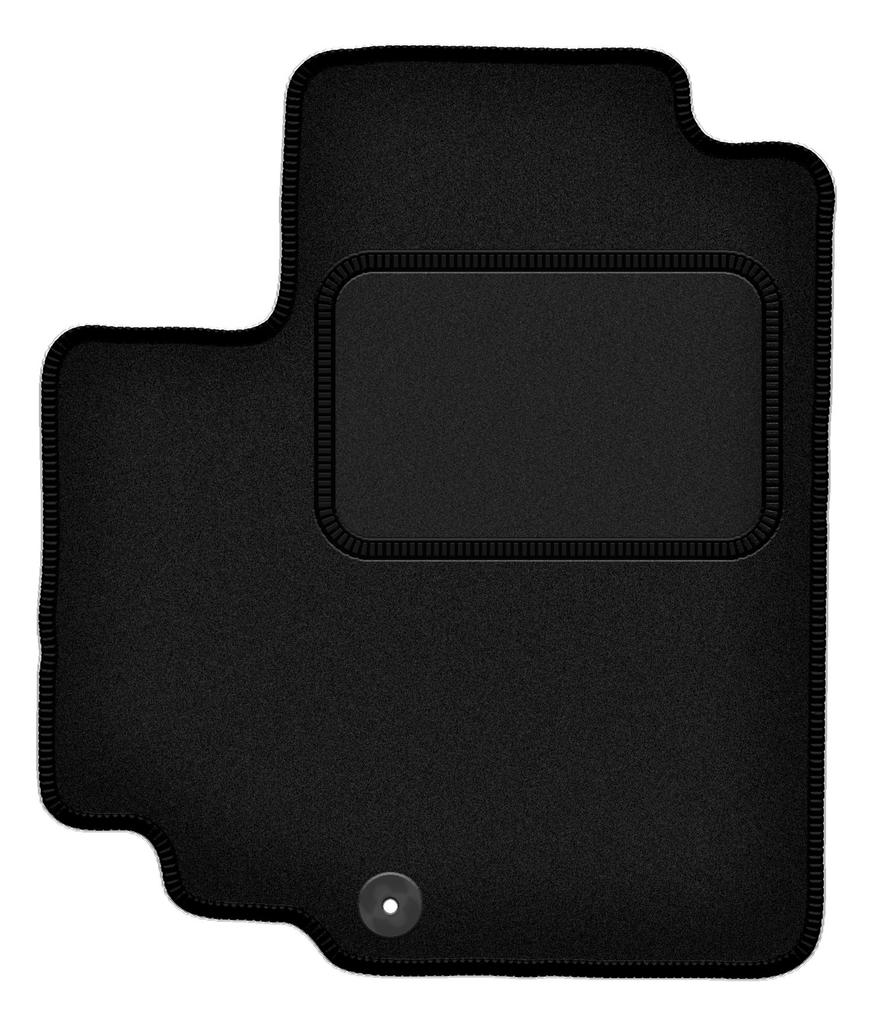 Driver's mat black for: Nissan Pixo hatchback (2008-2013)