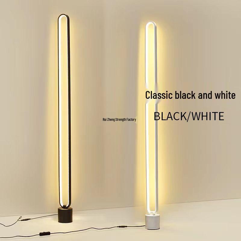 Скандинавский минималистичный напольный светильник с пультом дистанционного управления для гостиной и спальни
