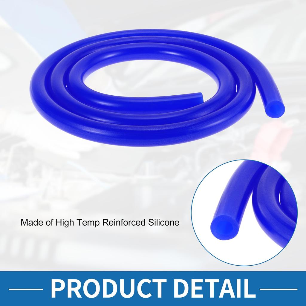 A ABSOPRO Silicone Vacuum Tube Hose for High Temperature 3.3ft 3/8" 10mm Inner Diameter