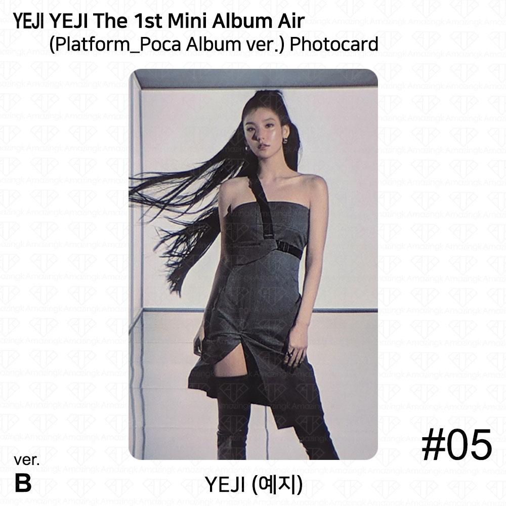 Yeji The 1st Mini Album AIR Official Photocard Platform Poca album ver ITZY KPOP