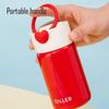With Handle Portable Vacuum Flask Stainless Steel Thermal Water Bottle Mini Thermos Cup  Coffee Tea