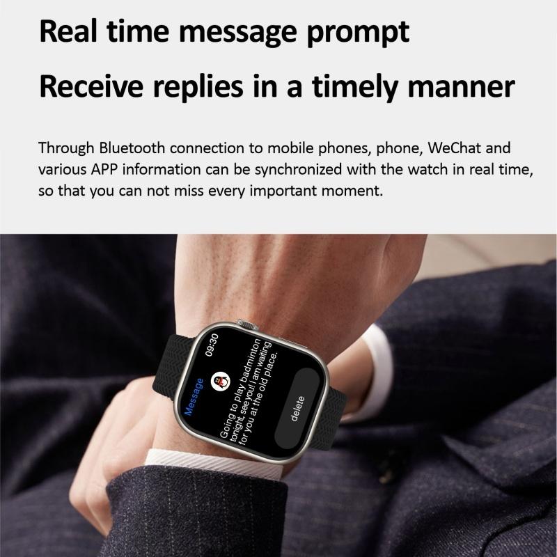 Rainbuvvy HK9 Pro Браслет Смарт-часы 2,02 дюйма OLED 410x494 LC11S BT 5.1 IP67 Водонепроницаемый Поддержка Bluetooth Вызовы Отслеживание Шагов Мониторинг Сна