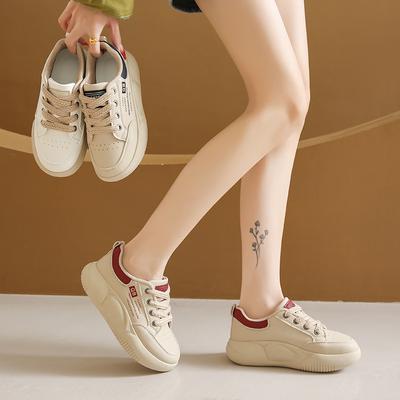 Маленькие белые туфли женские весенние модные новые студенческие туфли хорошо сочетаются с повседневной обувью на платформе для женщин