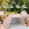 Легкий для одного для двоих защита от УФ-лучей от жары мешок для хранения воды для пикника под цветущей сакурой пляжный УФ-колышки иc Палатка-автомат, лето, блокирующая, легкая,