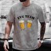 Футболка French Single Farewell Bachelor Stag Party Summer Wedding Beer Graphic Tops Evg Team Tees Future Groom Man Squad