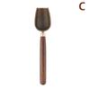 1Pcs Tea Spoon Ebony Teaspoon Solid Wood Retro Creative Tea Shovel Tea Kongfu Tea Ceremony Accessories Gift