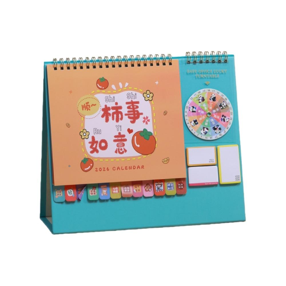Month Date Display 2026 Desk Calendar Chinese New Year Style Monthly Planner Daily Planning