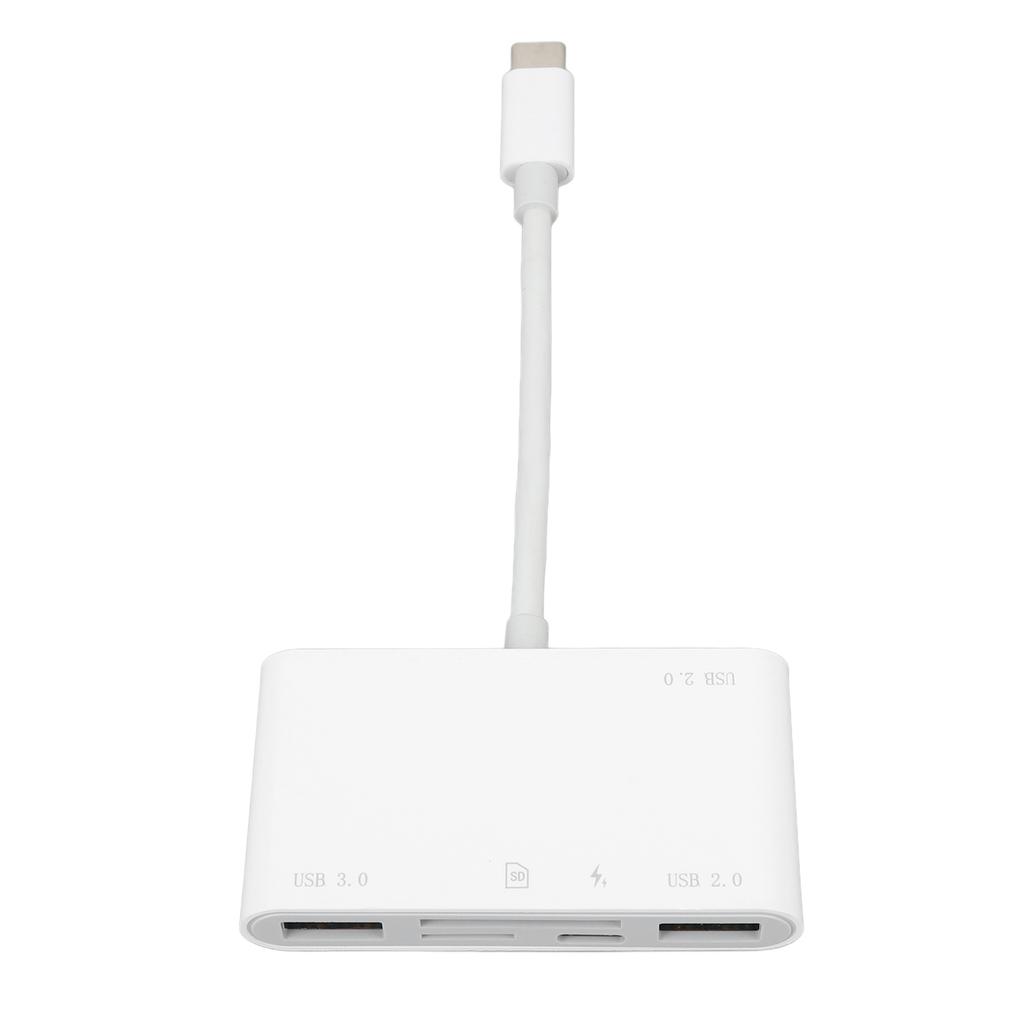 Картридер 6 в 1, Plug and Play, высокоскоростной USB C адаптер для карт памяти для смарт-камер, телефонов, ноутбуков