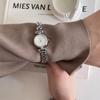 Luxury Bracelet Watches Round Shape Wristwatches Simple Elegant Bangle Bracelet  Fashion Accessory