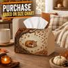 1pc Woodland Nature Tissue Box - Sleeping Fox Leaf Branch Napkin Storage Box, Suitable for Rolls/facial Tissues/single Sheets,available for Halloween