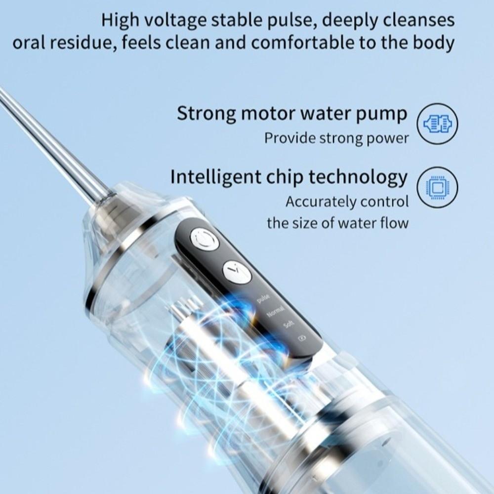 Smart Electric Oral Irrigator Rechargeable Electric Tooth Flusher Portable Tooth Scaler  Travel