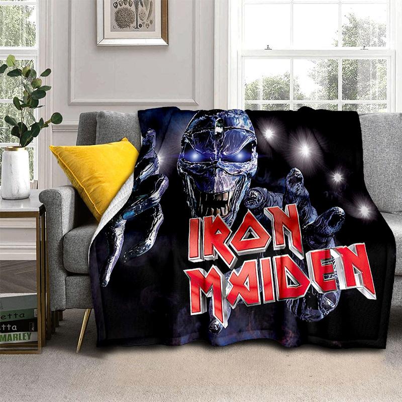 HD I-Iron Maiden Heavy Metal Band 3D одеяло, мягкое одеяло для дома, спальни, кровати, дивана, пикника, путешествия, офиса, одеяло, детское одеяло