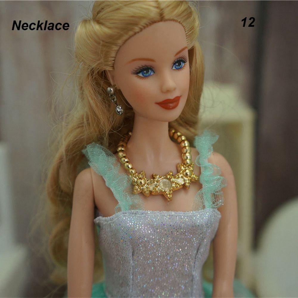 Кукла для маленьких девочек, подарок, игрушки, ожерелья, короны, браслет, ювелирные изделия, одежда, аксессуары, серьги для вечеринки