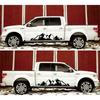 3 шт. Черная наклейка на борт автомобиля 4x4 Внедорожная графическая виниловая декаль Водонепроницаемая