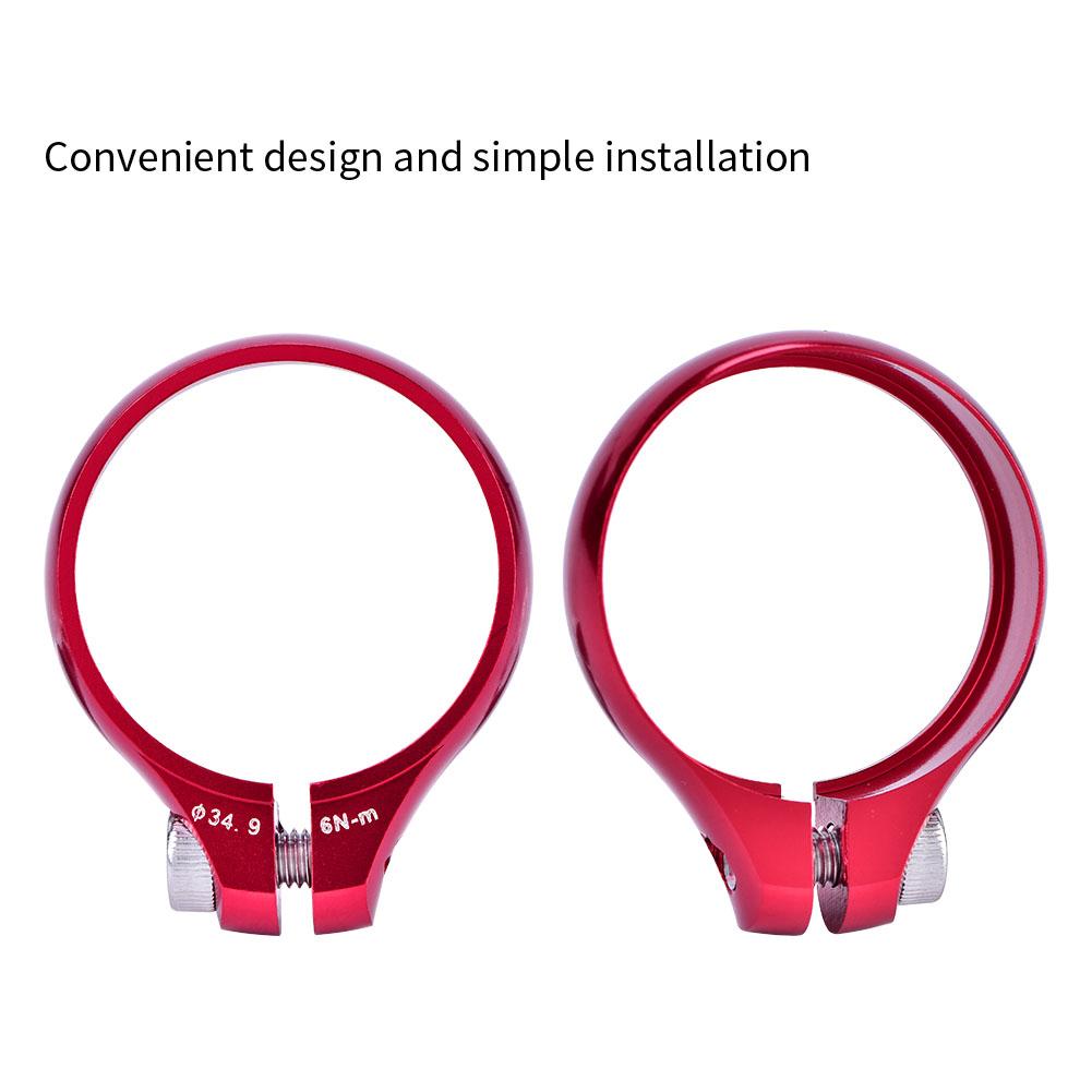 Сверхлегкий алюминиевый сплав 34,9 мм подседельный штырь для горного велосипеда, шоссейного велосипеда (красный)