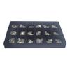 Multipurpose Fabric Jewelry Storage Tray Stackable Display Organizers Protective Jewelry Case for Pendant Jewelry Rings