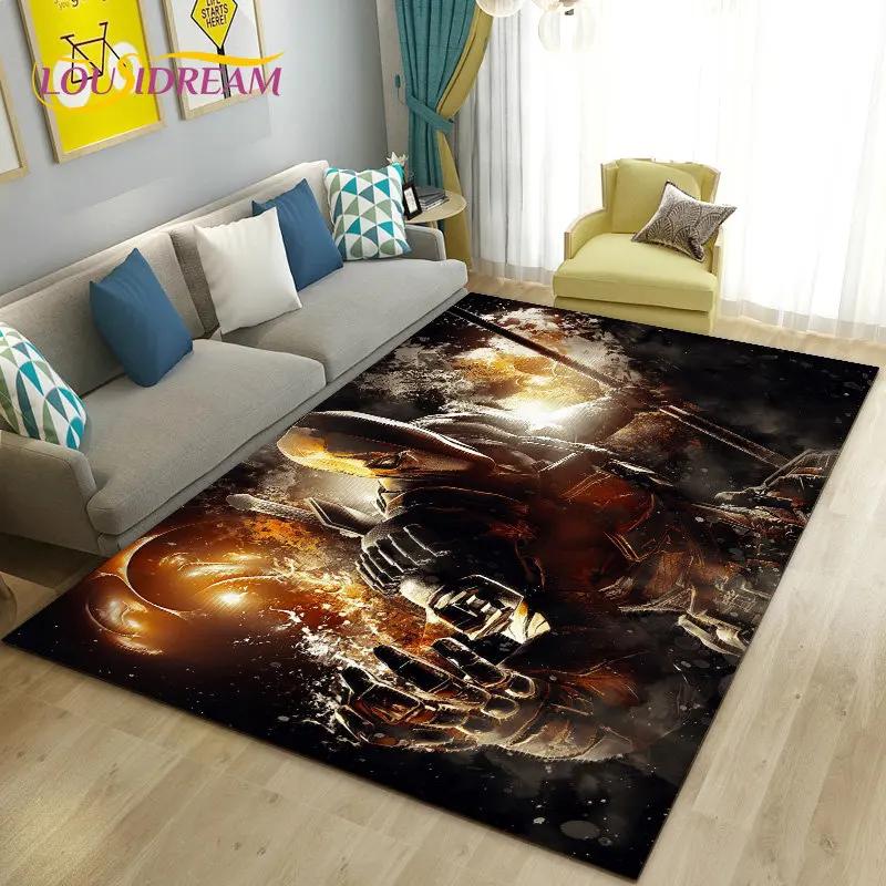 Ковер Игровой Зона Рыцарь Тамплиер Крестоносцы Большой,Ковер для Гостиной Спальни Дивана Придверный коврик Кухня,Нескользящий Коврик для Пола
