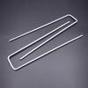 100Pcs Anti-Rust Ground Nail Bend-free U-type Garden Turf Staples  Landscape Gardening Accessories