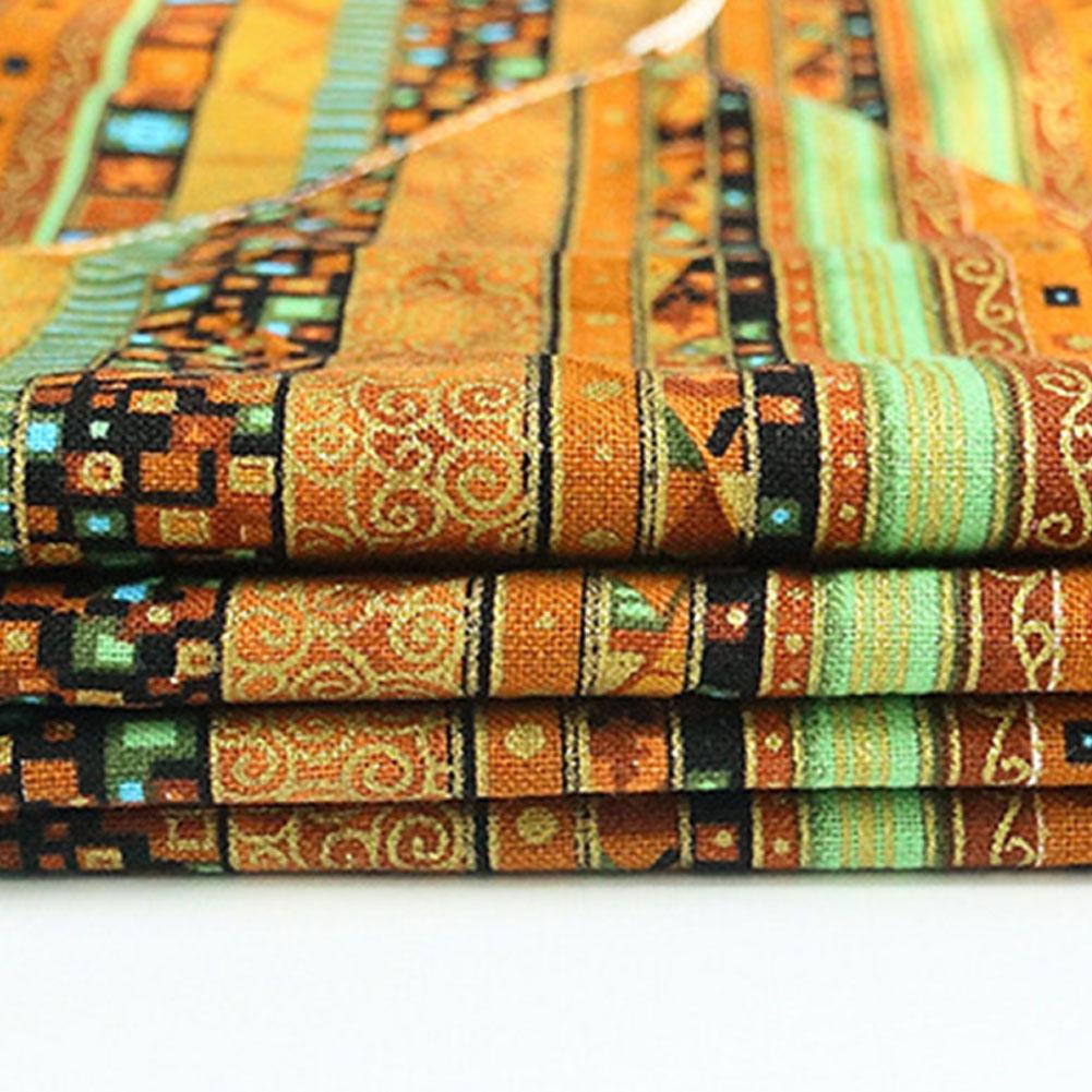 National Cotton Linen Stripes Table Runner Table Flag with Tassel for Home Table Decoration