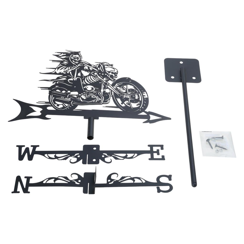 Decorative Iron Weather Vane Weathervane Perfect for Roofs and Outdoor Garden Courtyard Decoration Wind Direction Tool