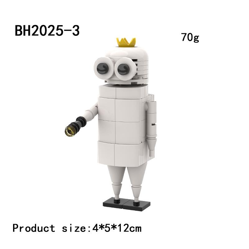 Repo Строительные Блоки Игрушки REPO Blocks Набор Хоррор Голова Человек Утка Неизвестный Худой Человек Галстук-Бабочка Строительные Фигурки Блоки для Мальчиков Подарки