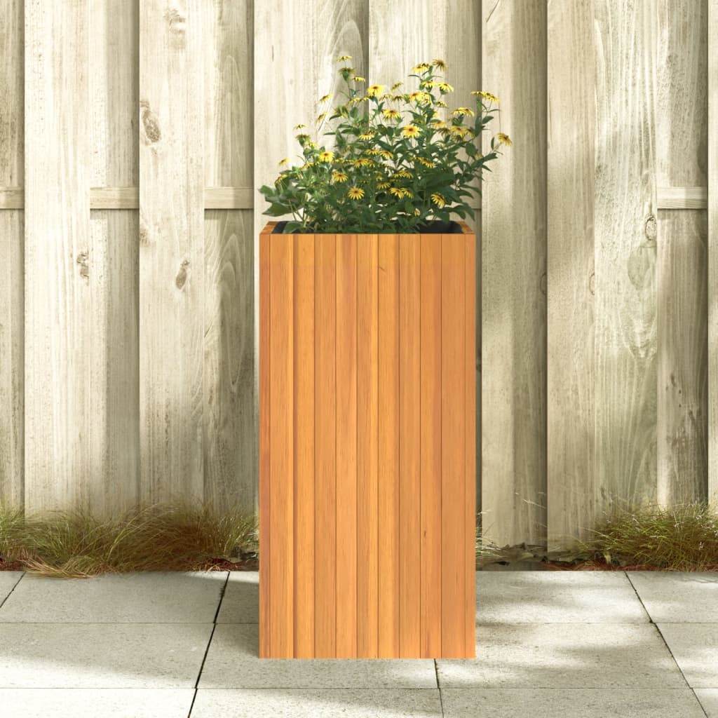 Plant Pot 45x45x90 cm Solid Acacia Wood