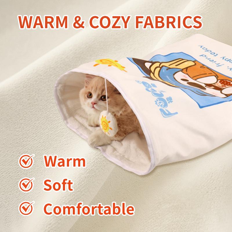 Хэллоуин Гурман Дизайн Узоров Кошачий Туннель Игрушка, Подарок на День Рождения Кошки, Складная Интерактивная Кошачья Сумка-Дрель Игрушка для Питомца