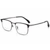 Fashion Business Casual Semi-Titanium Eyebrow Glasses Frame Simple Electroplating Frame Glasses Frame
