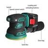 Cordless Rechargable Random Orbital Electric Sander With Sandpaper Wood Grinder Polishing Grinding Machine